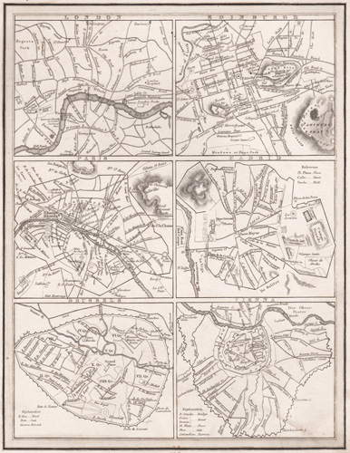 London, Edinburgh, Paris, Madrid, Brussels, Vienna 1835